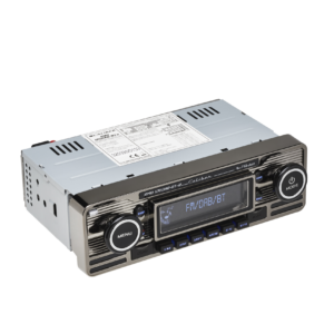 Radio Caliber Retro Zwart FM en DAB+