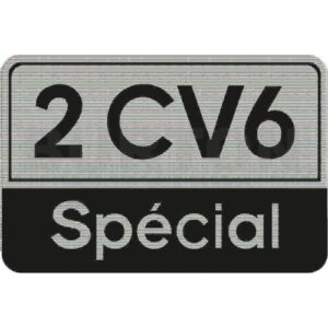 Sticker 2cv spécial
