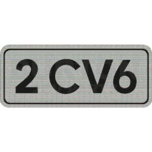 sticker 2cv6