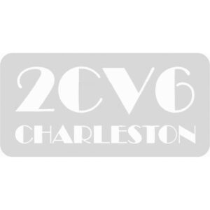 sticker 2cv charleston