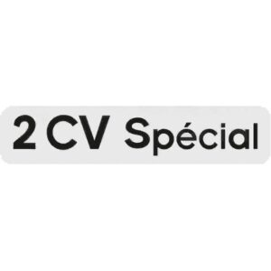 sticker 2cv spécial