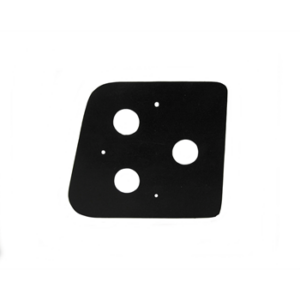 achterlichtplaat rubber links/rechts