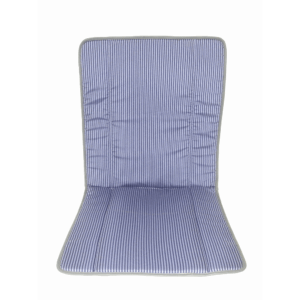 bekleding stoel oud type blauw