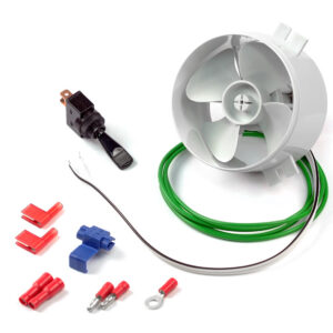 kachelventilator incl aansluitset