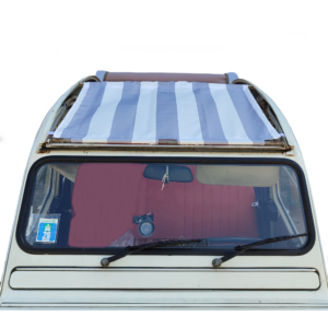 Zonnedak 2cv grijs/wit