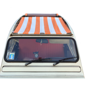Zonnedak 2cv oranje/wit